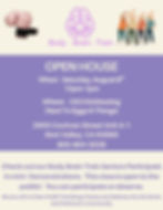 Body. Brain. Train. Open House!
