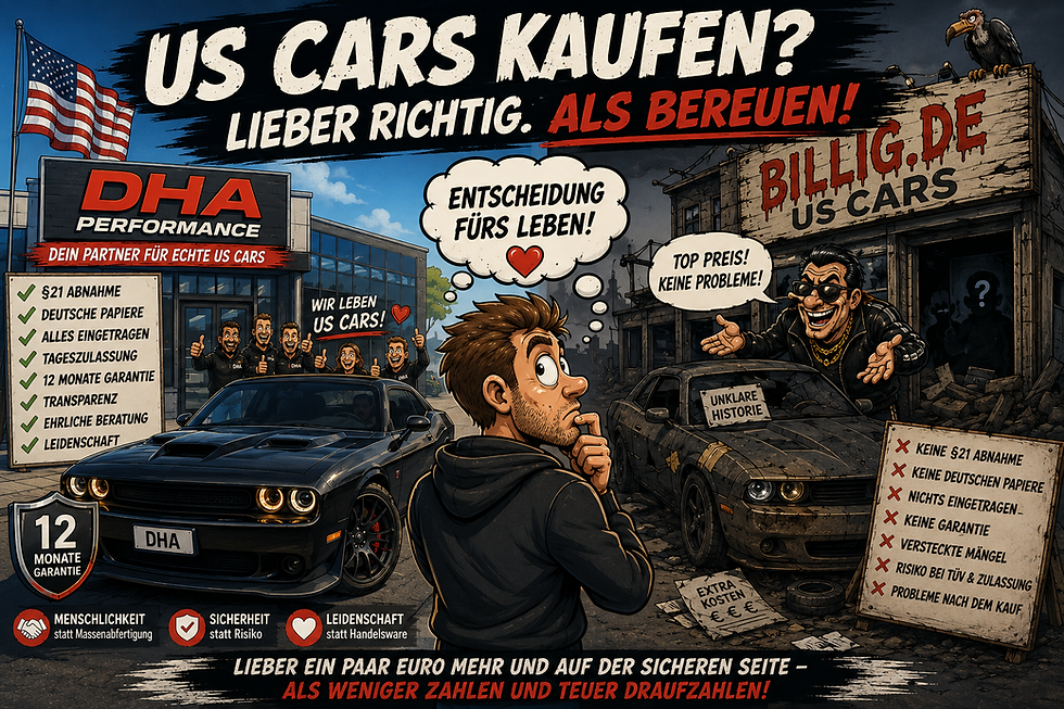 DHA Performance - Buy US Cars in North Rhine-Westphalia and Germany