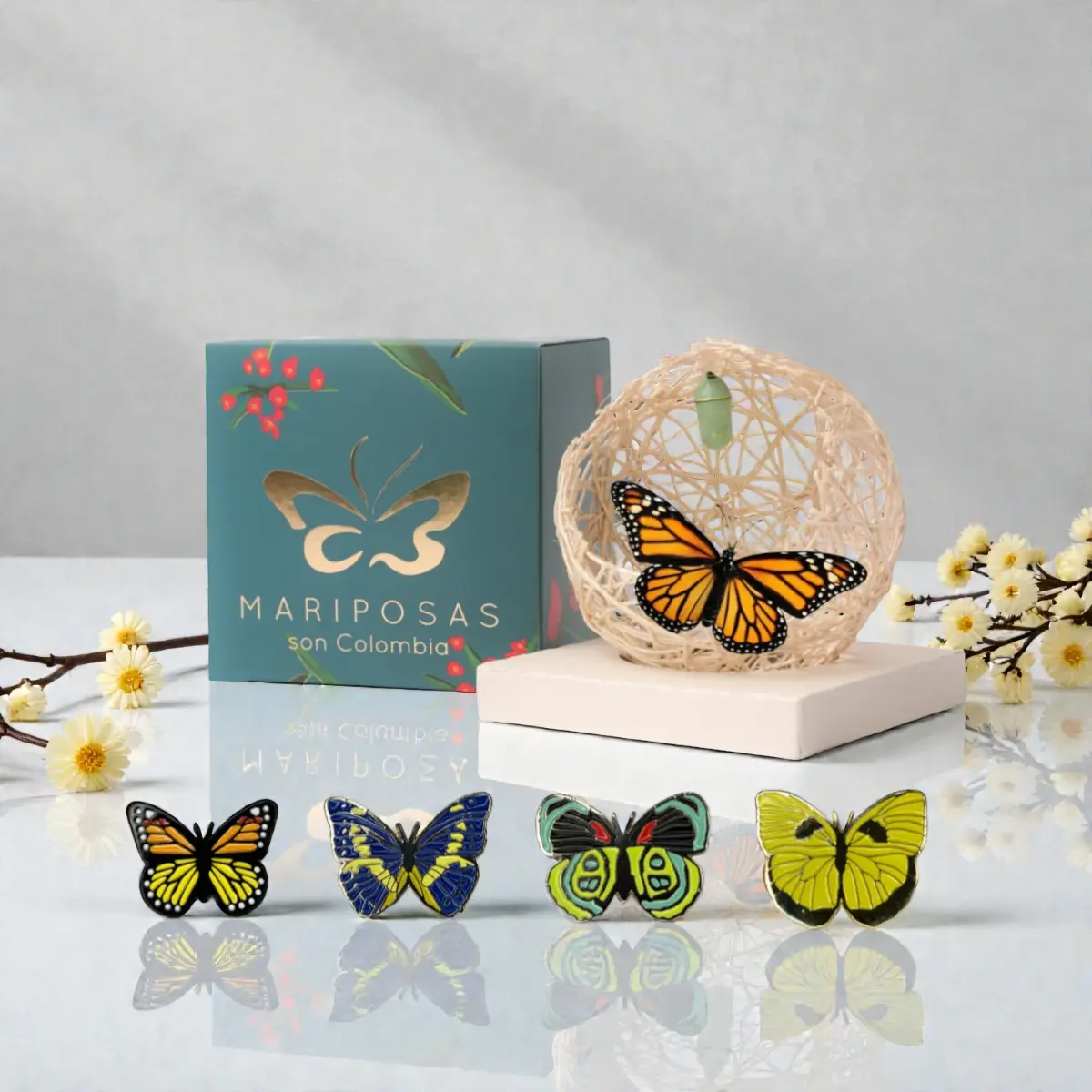 Capullo mariposas regalo