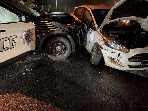 Intoxicated Driver Arrested After Collision With Police Car