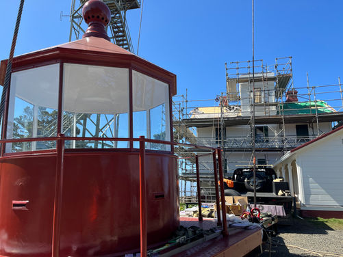 Lantern Returned To Yaquina Bay Lighthouse