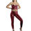 Thumbnail: Oak Vegan Leather Pant - Maroon