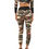Thumbnail: Virginia Camouflage Set - Leggings & Sports Bra - Brown/Green