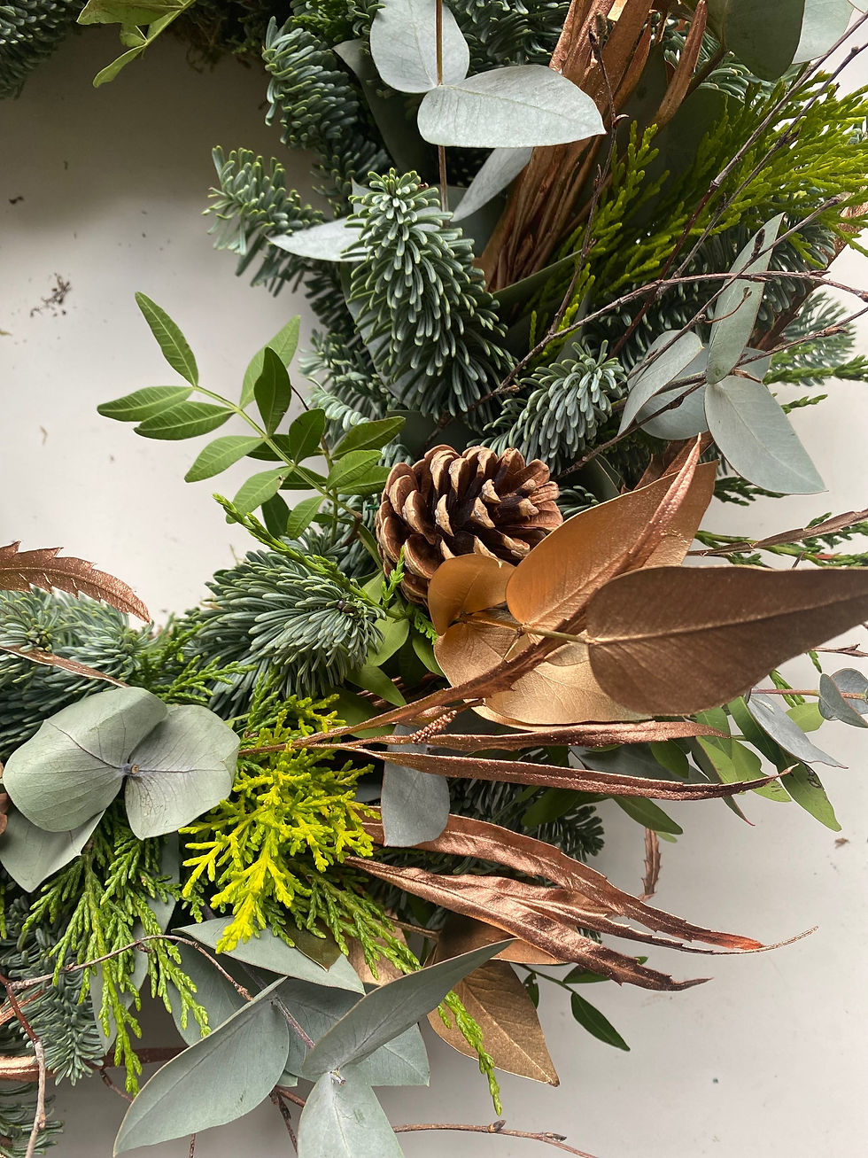 Thumbnail: DIY  KIT - Copper Christmas Wreath