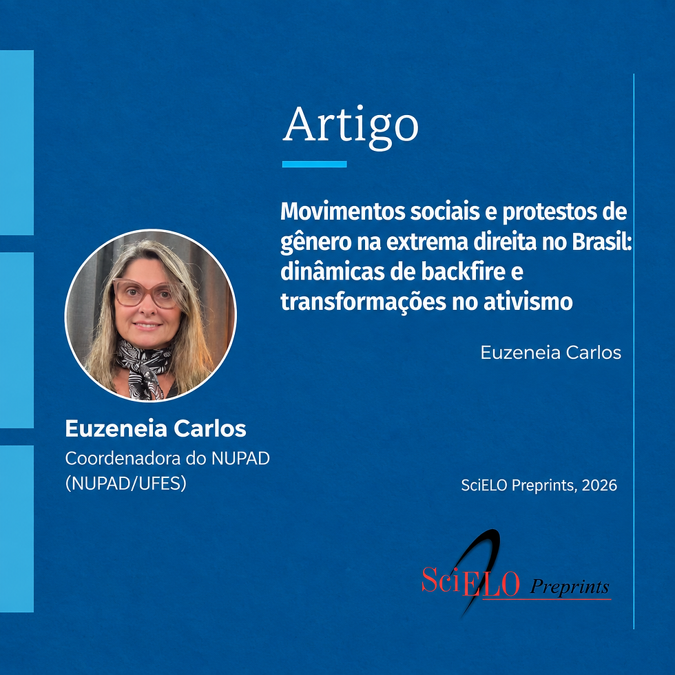 Coordenadora do NUPAD disponibiliza artigo no SciELO Preprints