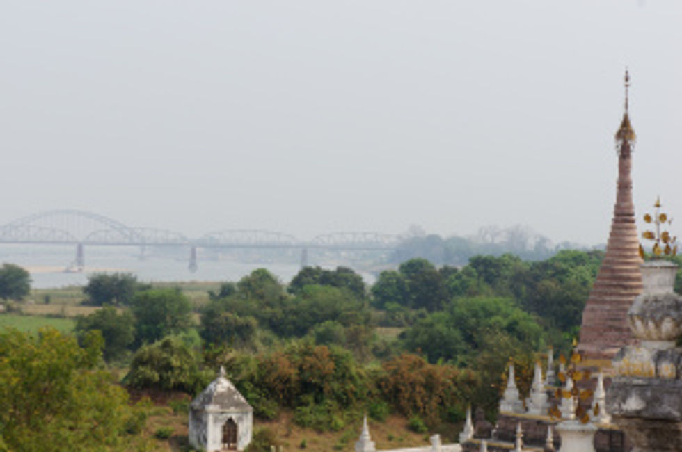 Mandalay Ayerywaddy View from Inwa