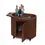 Thumbnail: DOCIA Solid Oak Oval Bar Cabinet