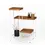 Thumbnail: EDGE Solid Oak Side Table / Flower Pott Set White Metall Legs