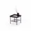 Thumbnail: EDGE Solid Oak Side Table / Flower Pott Black Metall Legs