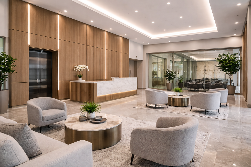Case Study: Custom Wall Panels in a Commercial Lobby — Transforming Spaces in Orlando