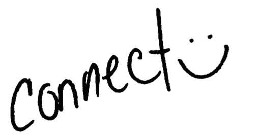 handwritten word 'connect'