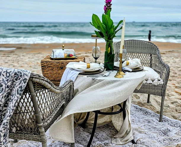 Beach Teepees Dinner on Daytona Beach, Florida