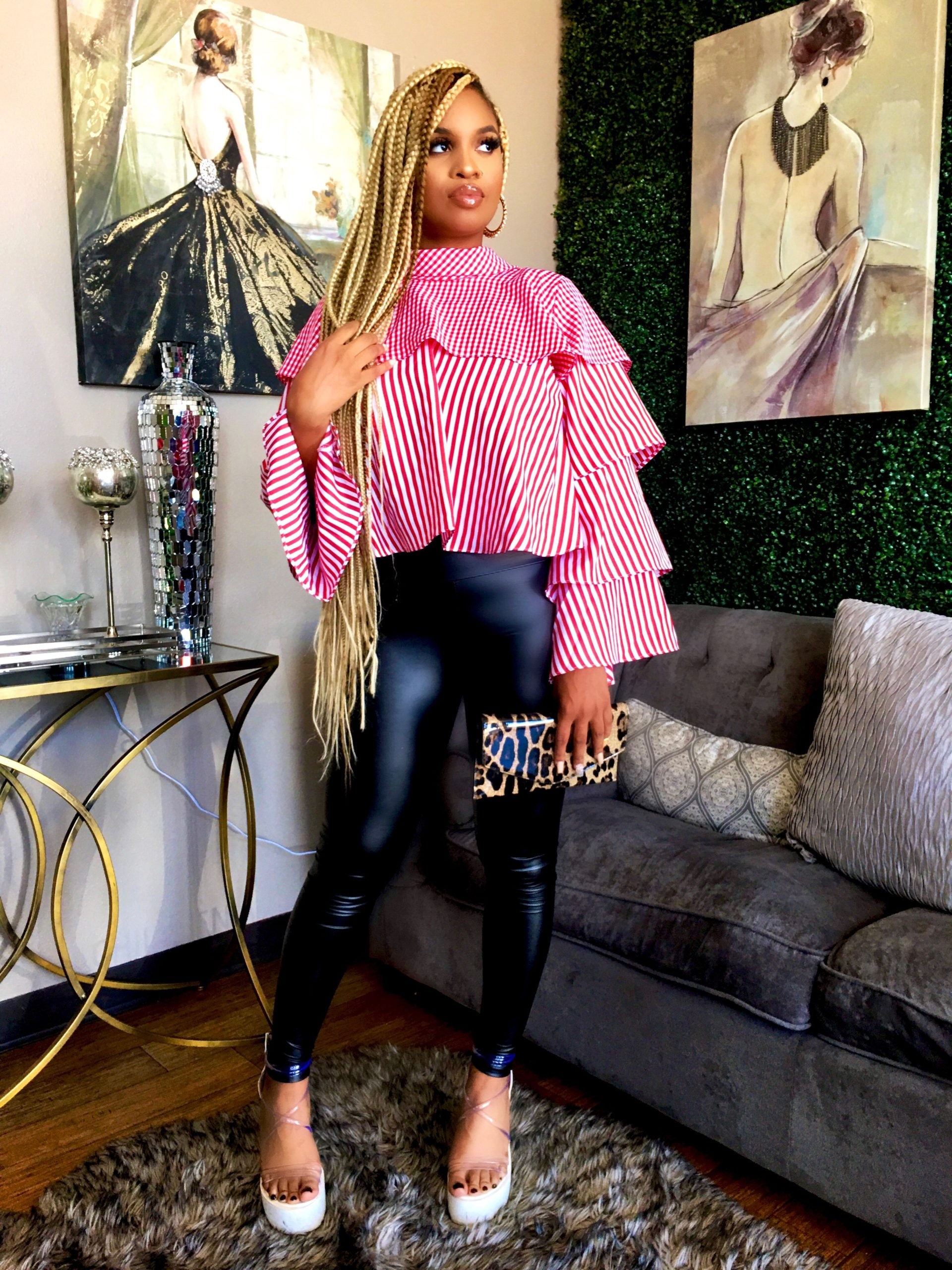 Got That Plaid Sis Top