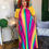 Thumbnail: Rainbow Print Halter Maxi