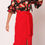 Thumbnail: Thick Chick Red Front Slit Skirt