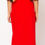 Thumbnail: Thick Chick Red Front Slit Skirt