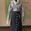 Thumbnail: Denim Bling and Pearl Embellished Skirt With Wrap Tie