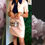 Thumbnail: Faux Leather Mini Two Tone Tan Bow-tie Midi Dress