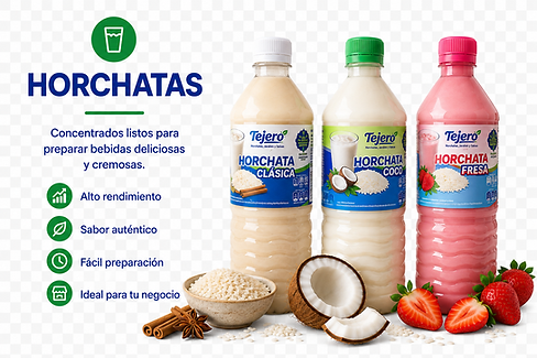Concentrados para Horchata, Jarabes