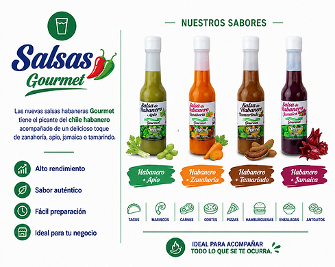 SALSAS DE HABANERO EN MERIDA