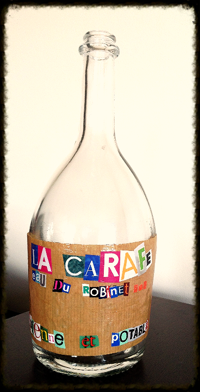 LA CARAFE, eau du robinet