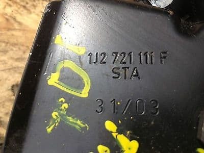 Thumbnail: 06 VW BEETLE 1.9 TDI BRAKE PEDAL COMPLETE BREAKING 1J2721111F 1J0945511D