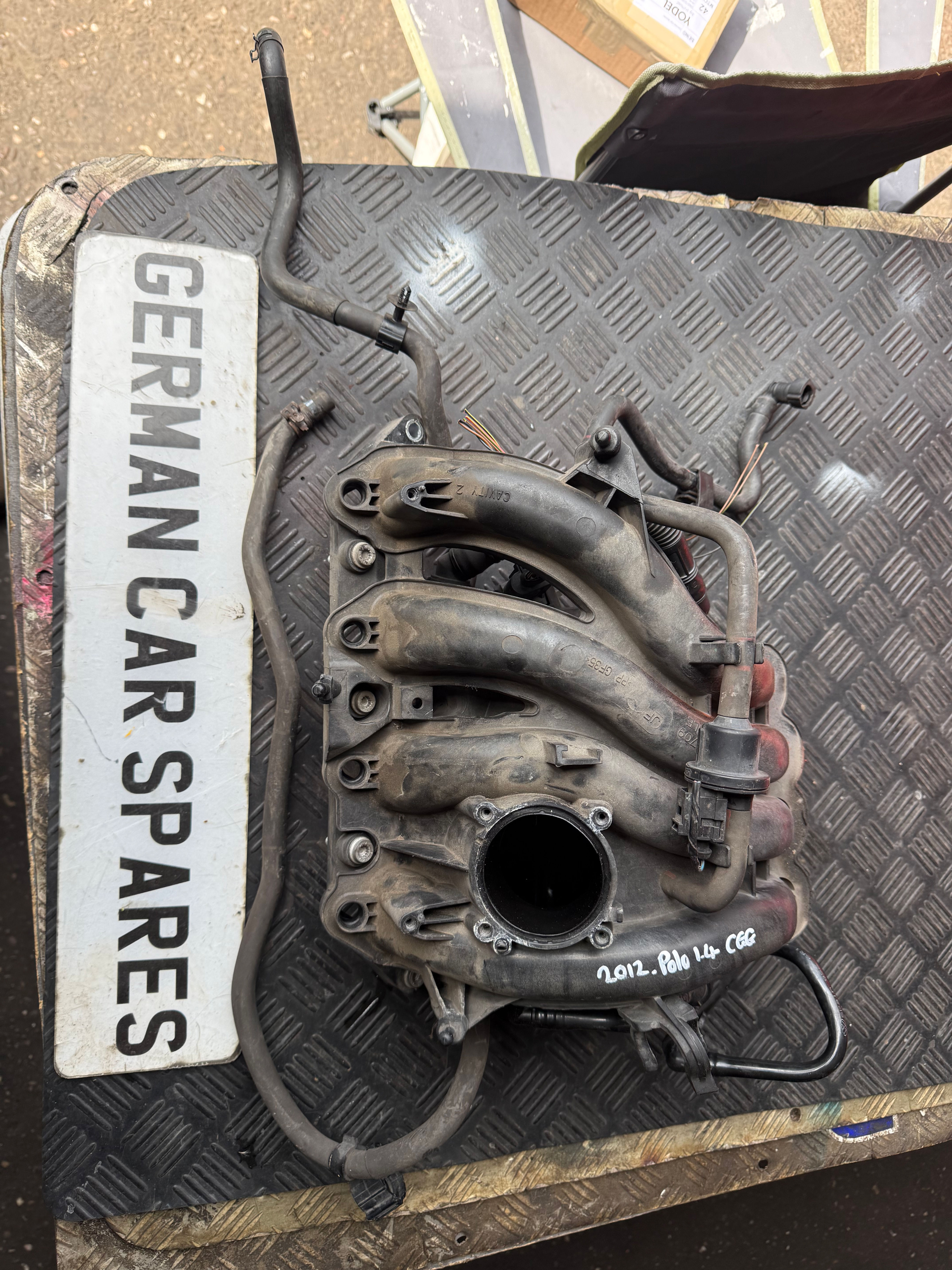 2012 VW POLO 1.4 CGGB AIR INTAKE MANIFOLD & SENSORS SEAT IBIZA SKODA 036129709