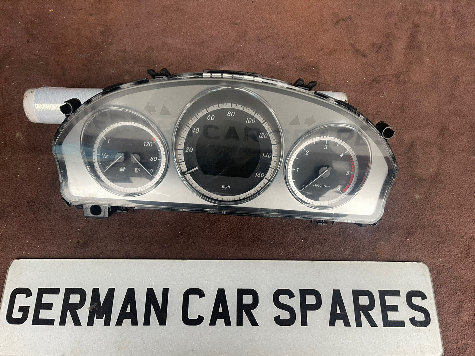 2009 MERCEDES C250 CDI BLUE EFF AMG INSTRUMENT CLUSTER SPEEDOMETER BREAKING