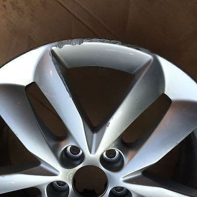Thumbnail: 2012 PEUGEOT 508 HDI STYLE 04 17" 5 SPOKE ALLOY WHEEL GENUINE OEM 9671401380