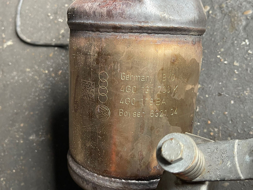 Thumbnail: 2012 AUDI S5 3.0 TFSI QUATTRO FRONT RIGHT EXHAUST FLEXI & CATALYTIC CONVERTER