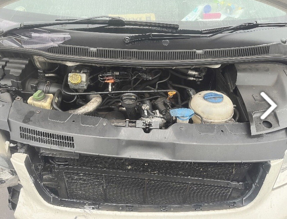 Thumbnail: 2009 VW TRANSPORTER T5 T30 2.5 TDI DRIVER FRONT RIGHT DOOR CARD PANEL BREAKING