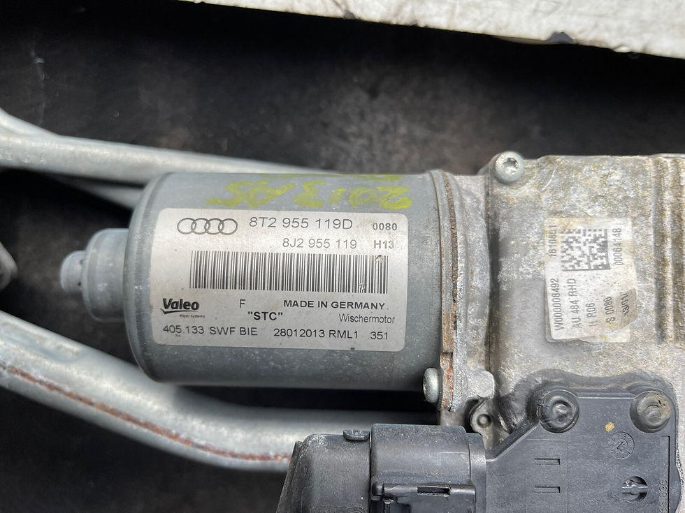 Thumbnail: 2013 AUDI A5 2.0 TDI TECHNIK 5DR SPORTBACK FRONT WIPER MOTOR & LINKAGE BREAKING