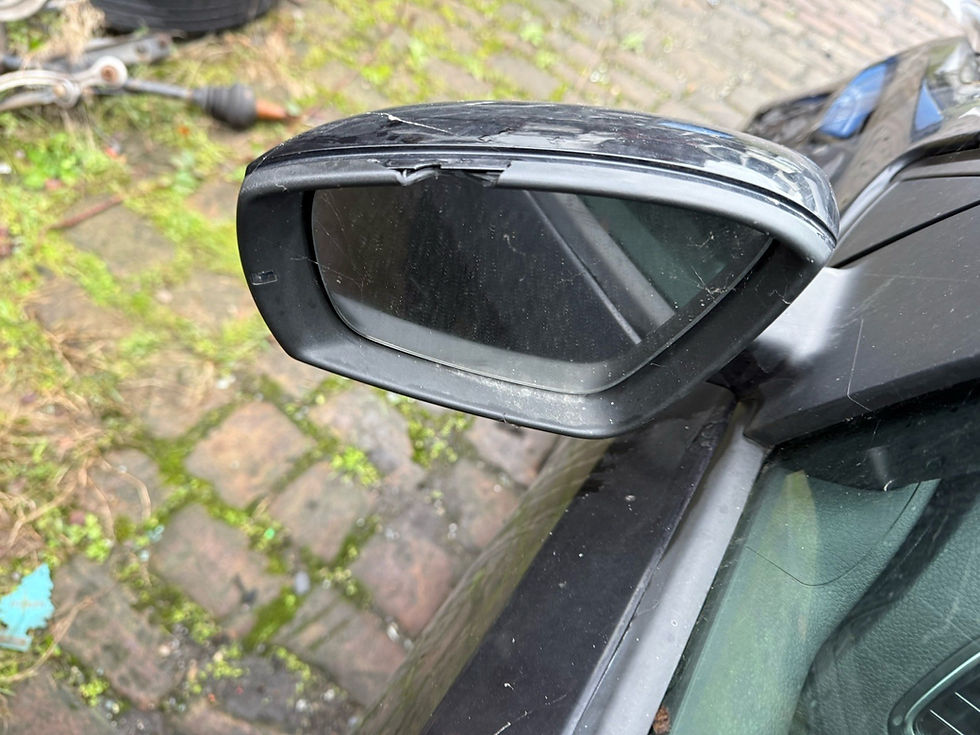 Thumbnail: 2012 VW POLO 1.4 MATCH CGGB DSG PASSENGER LEFT DOOR SIDE WING MIRROR 6R2857507R