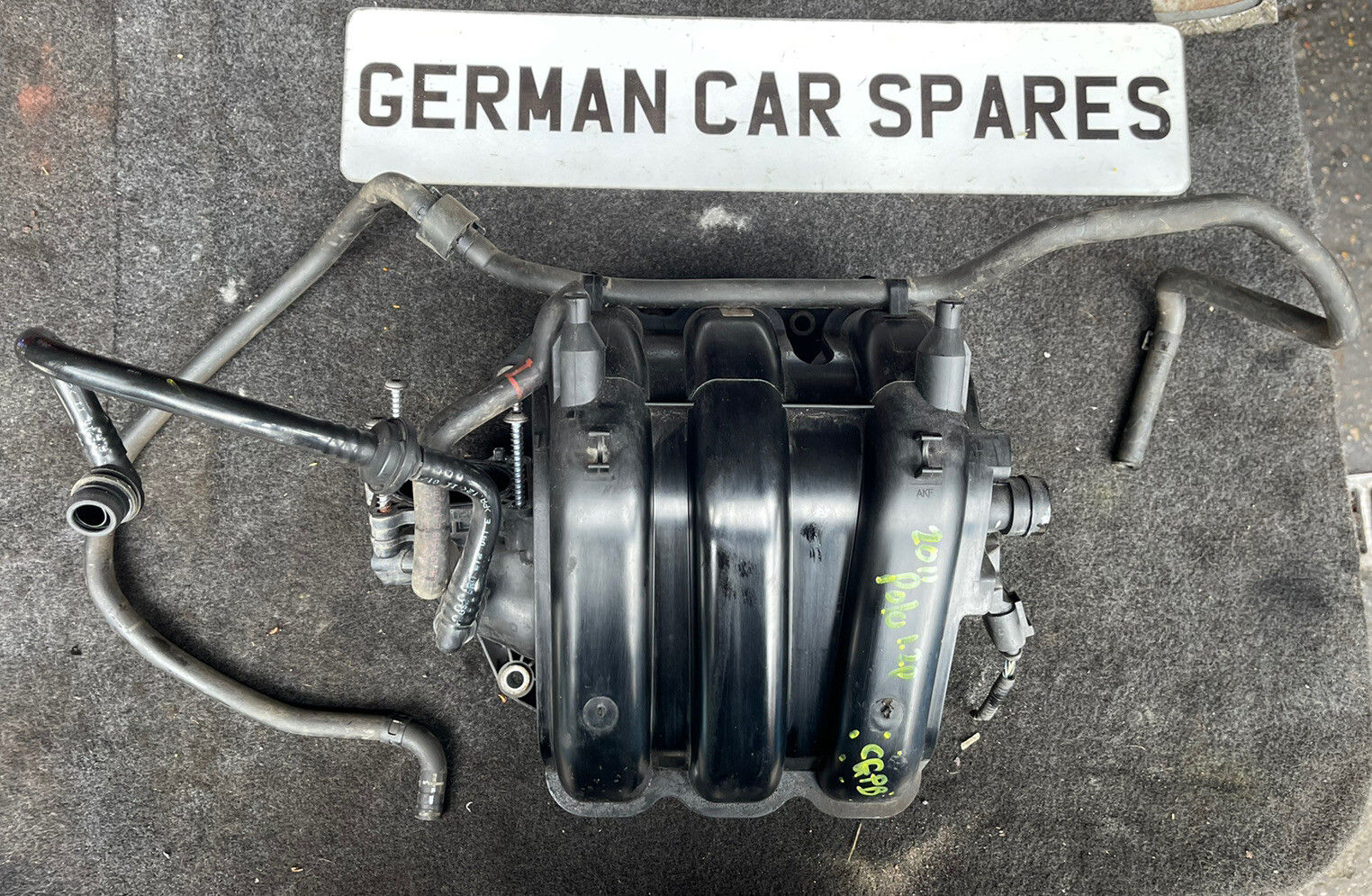 2011 VW POLO 1.2 5DR CGPB CGP COMPLETE INLET INTAKE MANIFOLD & MAP SENSOR PIPES