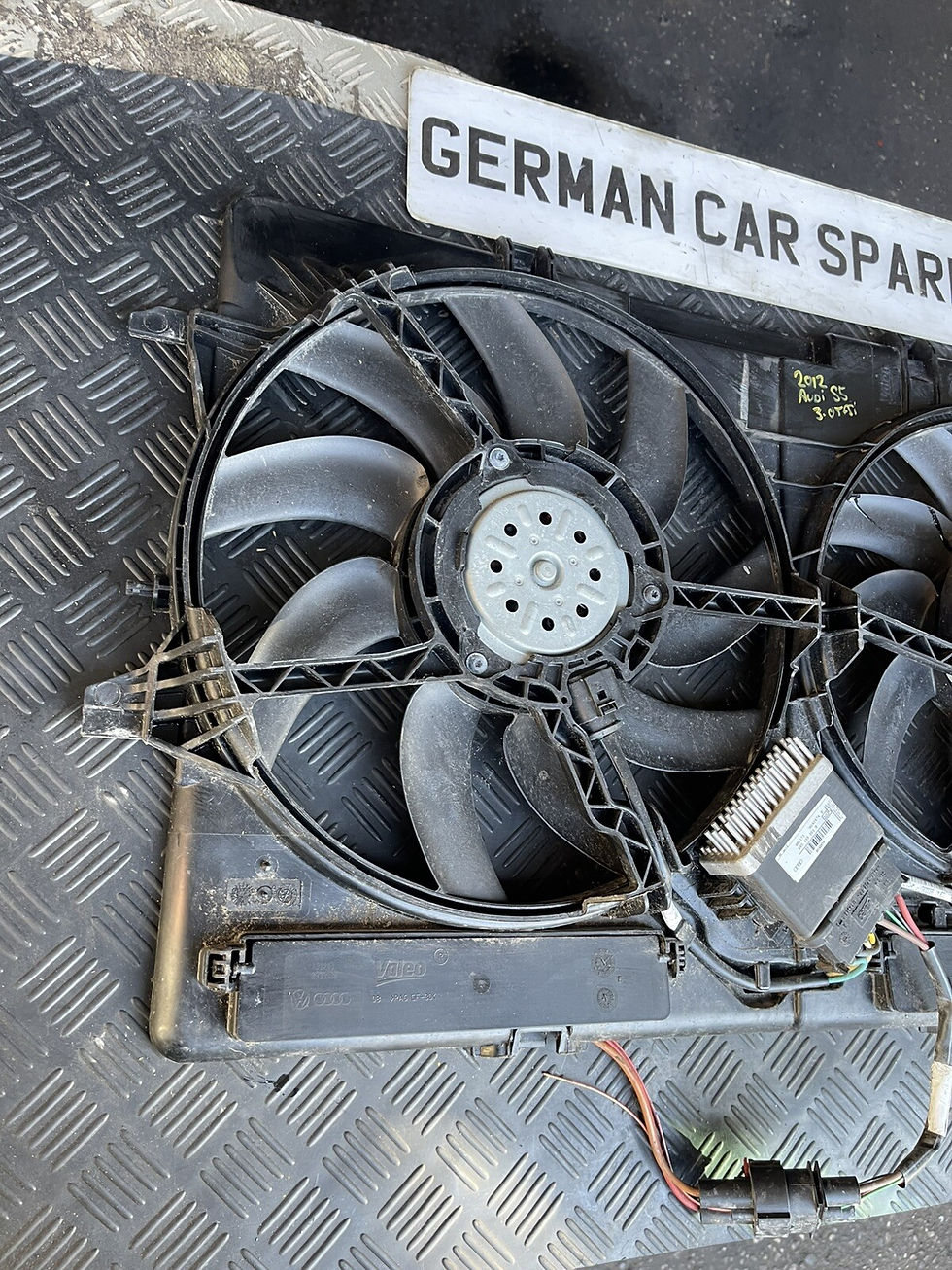 Thumbnail: 2012 AUDI S5 3.0 TFSI COUPE S-TRONIC TWIN RADIATOR COOLING FANS & RELAY MODULE