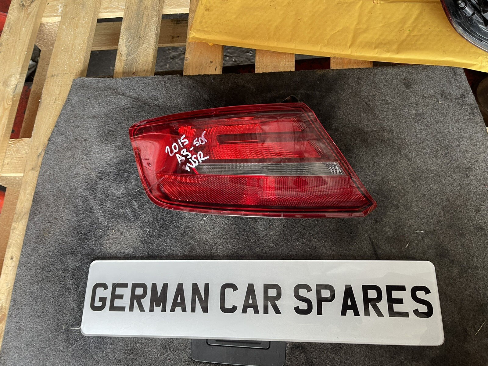 2015 AUDI A3 1.6 TDI SE 5 DOOR SPORTBACK PASSENGER REAR LEFT TAIL LIGHT BREAKING