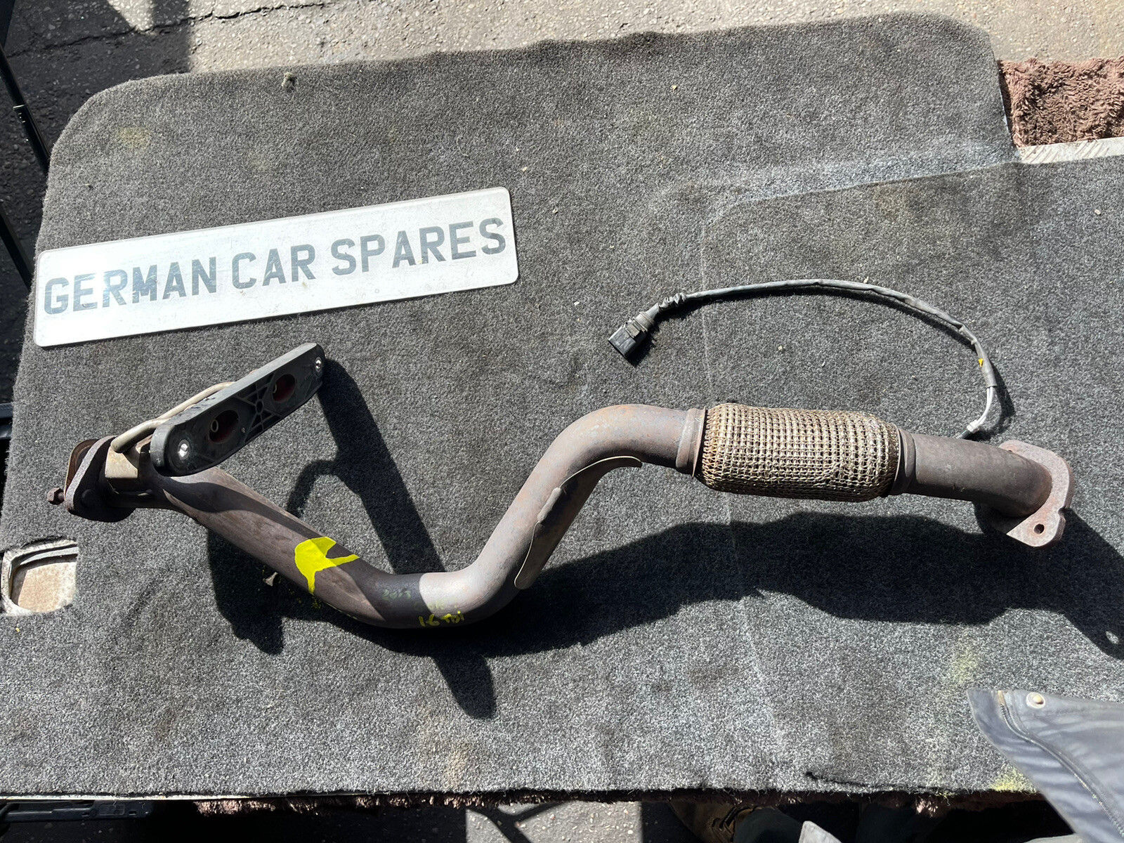 2013 VW GOLF MK7 1.6 TDI DSG AUDI SEAT SKODA FRONT FLEXI EXHAUST PIPE & SENSOR