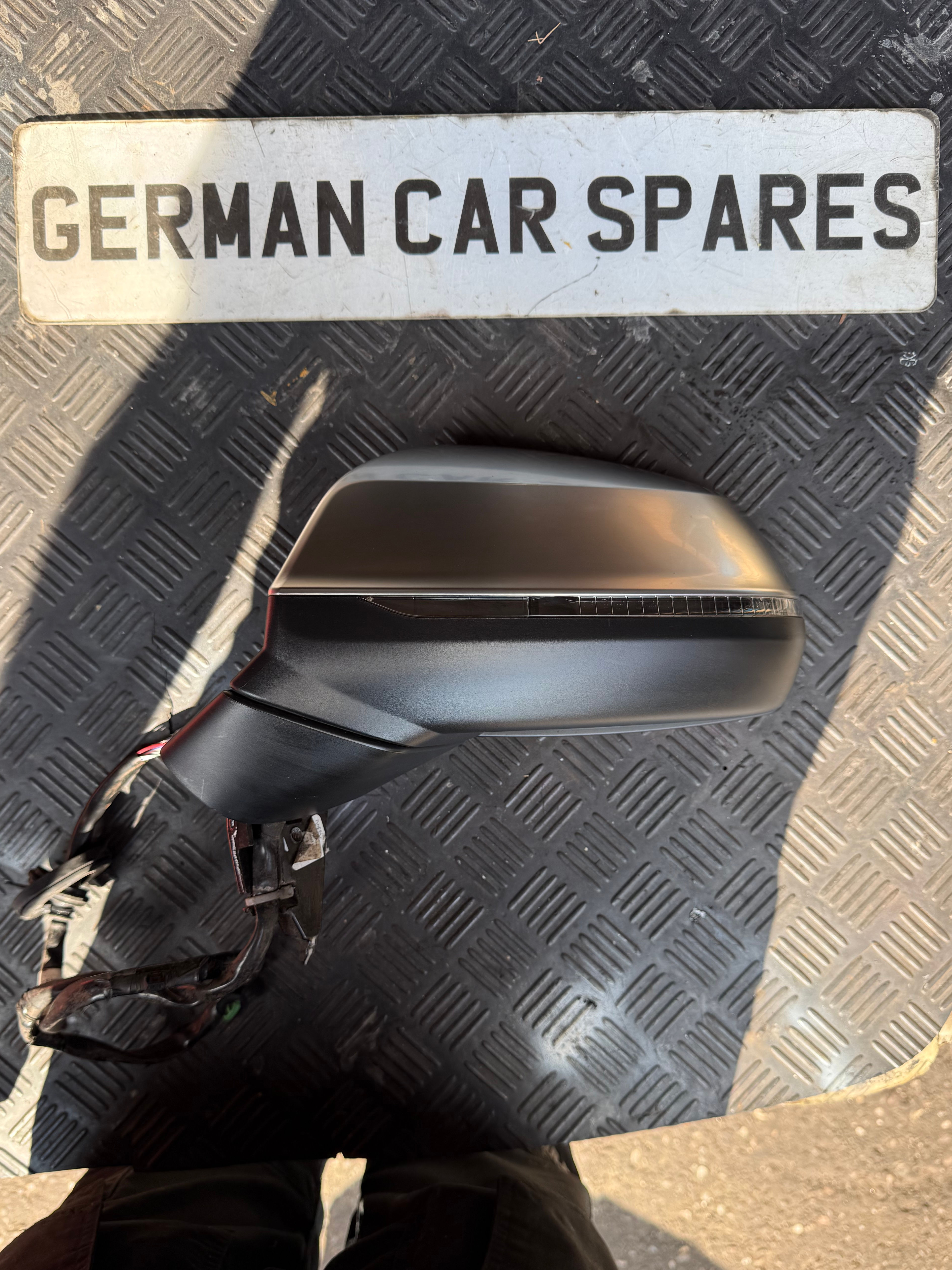 2018 AUDI SQ5 Q5 3.0 TFSI QUATTRO NSF PASSENGER LEFT DOOR WING MIRROR POWER FOLD