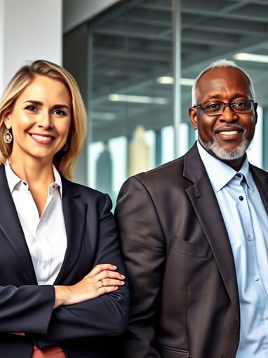 Couple of professionals