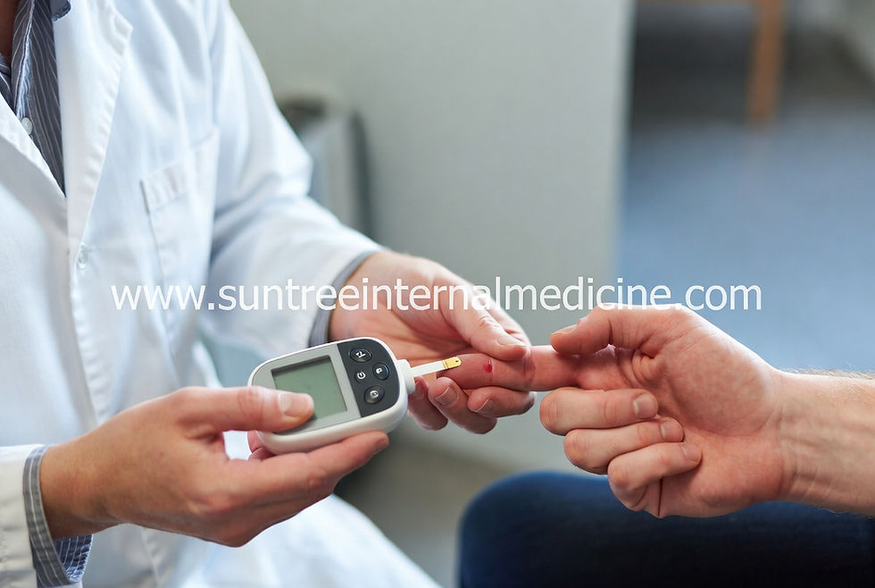 Eye-level view of a smartphone displaying glucose trends from a 14-day monitoring system