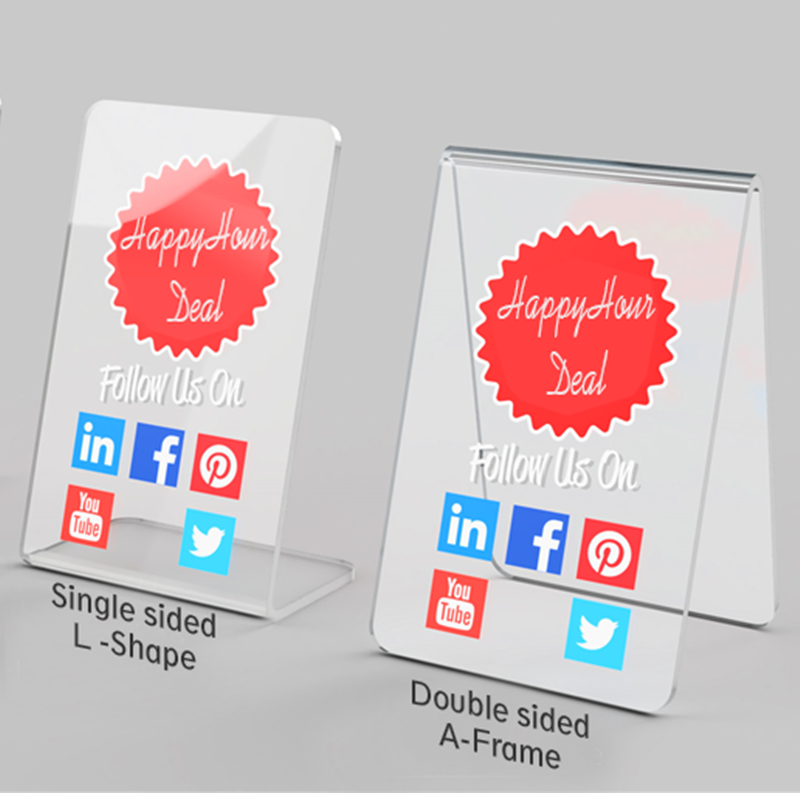 Thumbnail: ARCYLIC SIGNS & TABLE TENT DISPLAYS