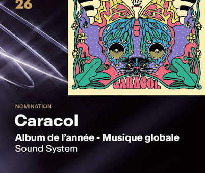 Caracol en nomination à l’ADISQ!