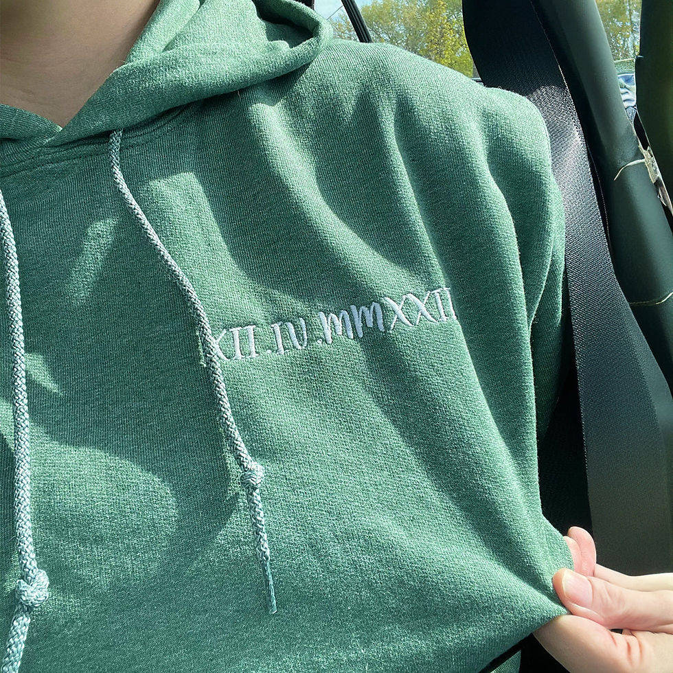 Thumbnail: Custom Numeral Date Sweatshirt