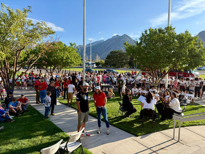 Celebrating Community Spirit at Lone Peak High School's Day of Service Open Ceremony