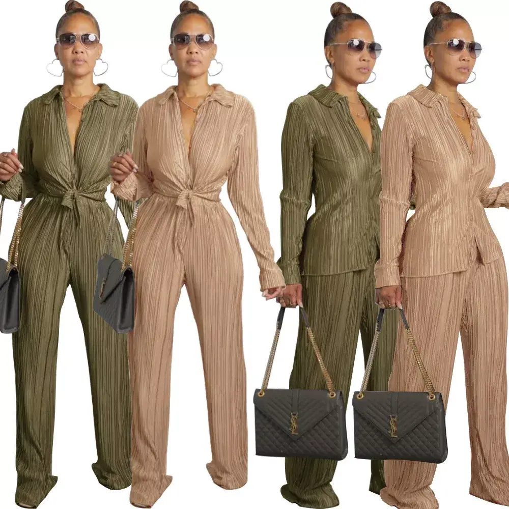 Kie's Long Sleeve Cardigan & Pants Suit