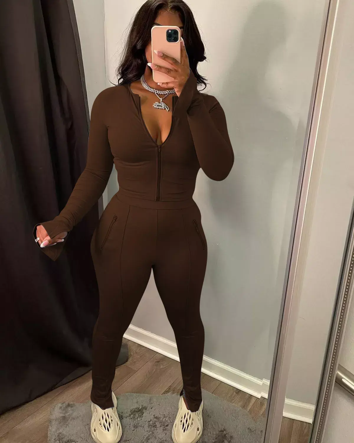 Kie's Split Flare Sleeve Pants Two Piece