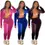 Thumbnail: Kie's Long Sleeve Velvet Zipper Two Piece