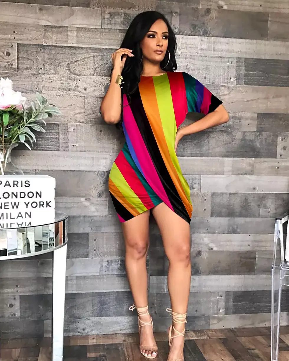 Thumbnail: Kie's Short Sleeve Mini Dress