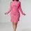 Thumbnail: Yani's Drawstring Ruffled Mini Dress