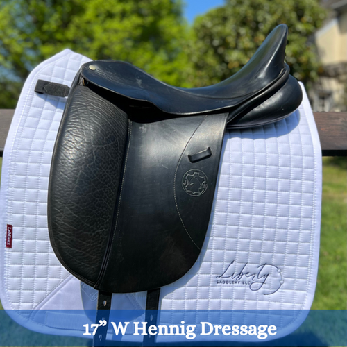 17" Hennig dressage Liberty Saddlery LLC